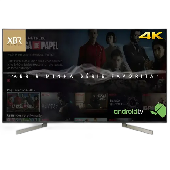 Sony Bravia 65" 4K Smart TV XBR-65X905F Netflix