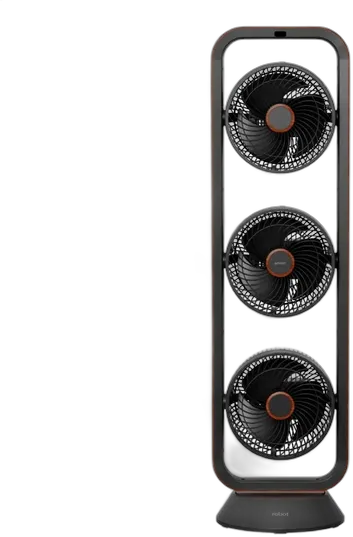 Triple Fan Spirit Robot Black Tobacco 127v