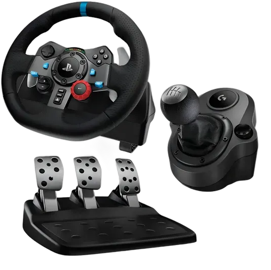 Gaming Wheel G29 Driving Force Logitech With Complete Shifter