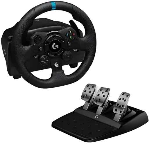 Logitech G923 Gaming Wheel Xbox X S Xbox One PC with Pedal