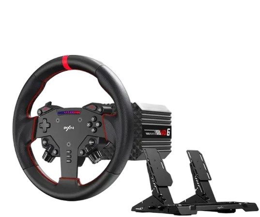 PXN WAS VD6 Racing Simulator Wheel Realistic Force Feedback