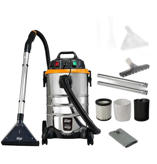 Wap Home Carpet Cleaner Pro 30 Extractor Yellow and Black Stainless Steel