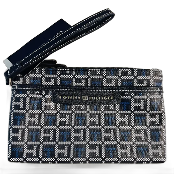 Tommy Hilfiger Wristlet Wallet Handbag 100% Original