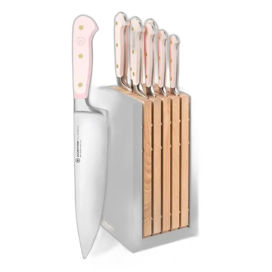 Wüsthof Classic Color - Pink Knife Block 8 Pieces
