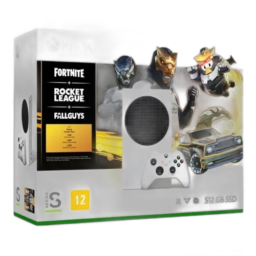 Xbox Series S - Fortnite, Rocket League And Fall Guys Bundle White - Excellent (Refurbished)